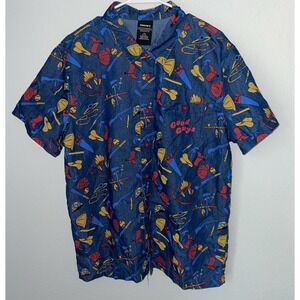 Chucky Men's Good Guys Shirt Child's Play Blue Size XL Seed Of Chucky‎